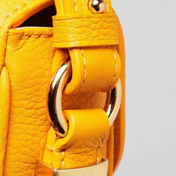Louis Vuitton Sunbeam Yellow Calfskin Leather LV Pont 9 Soft PM Bag - Picture 8 of 12